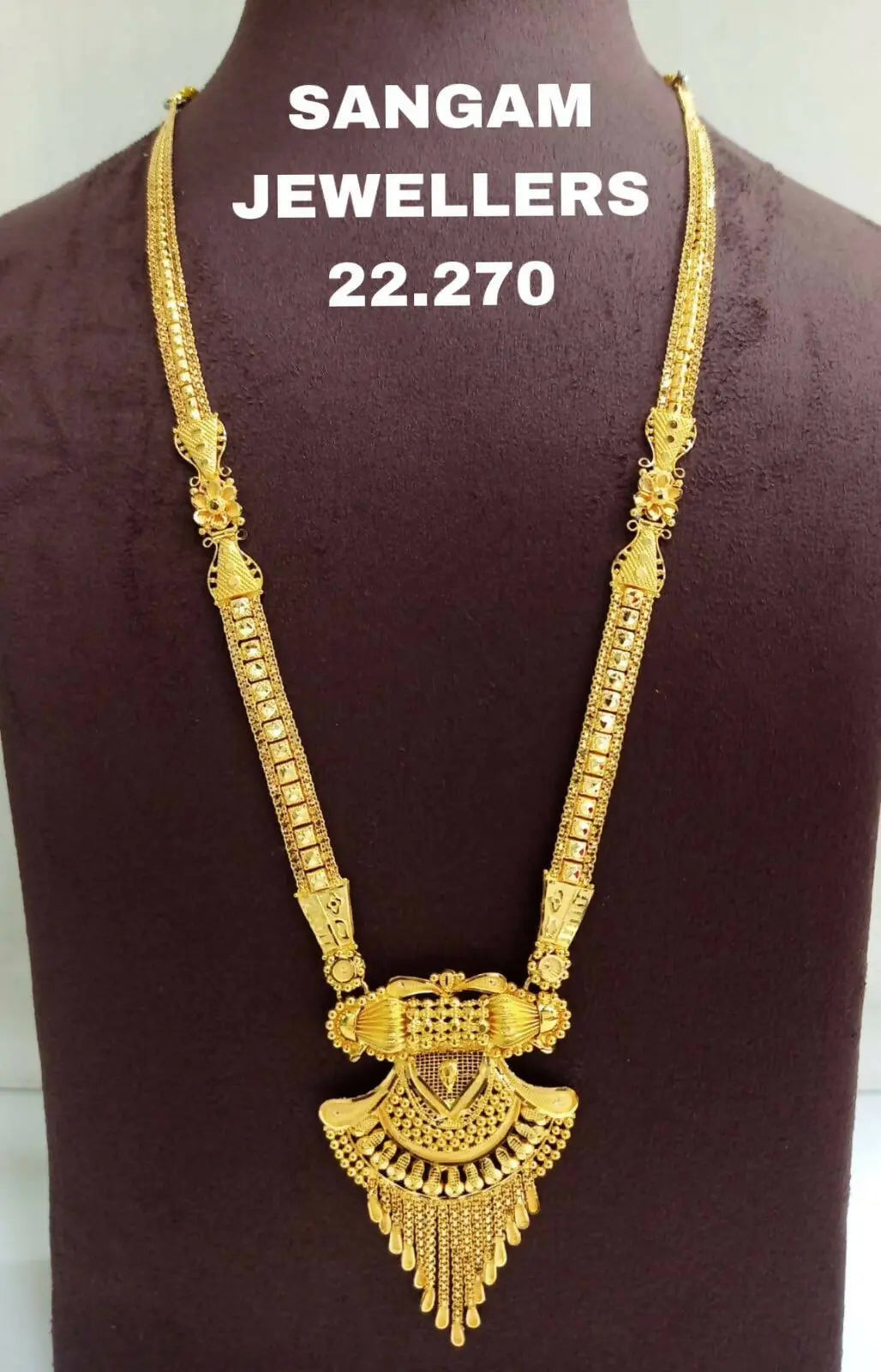 Gold Long Set Sarafa Bazar India