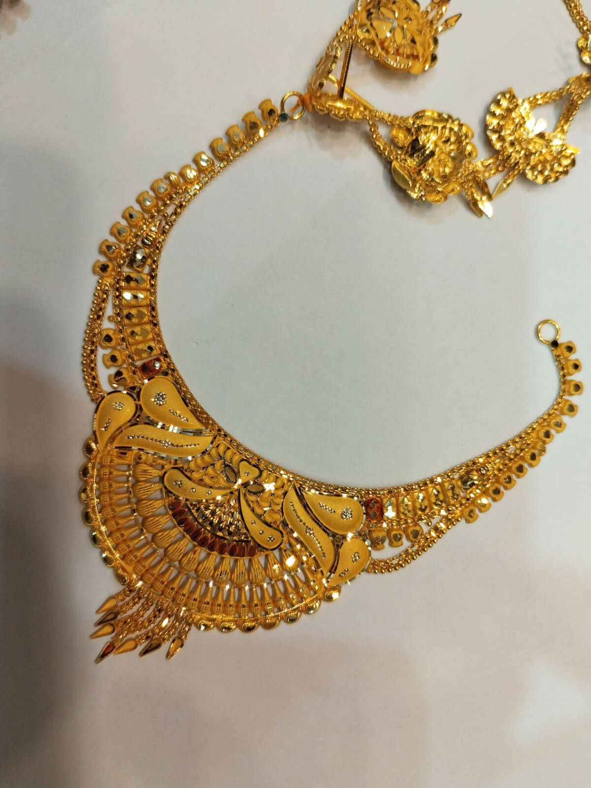 Gold Necklace Sarafa Bazar India