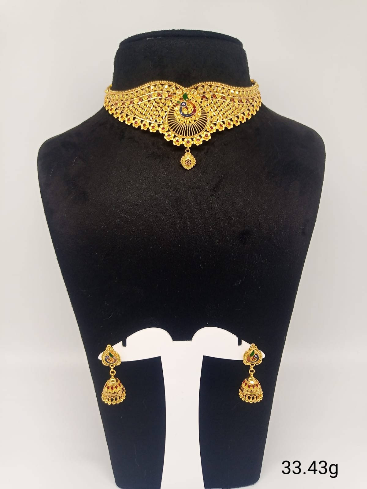 Gold Choker Sarafa Bazar India