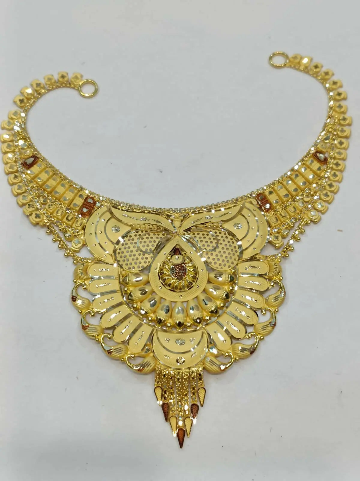 Gold Necklace Sarafa Bazar India