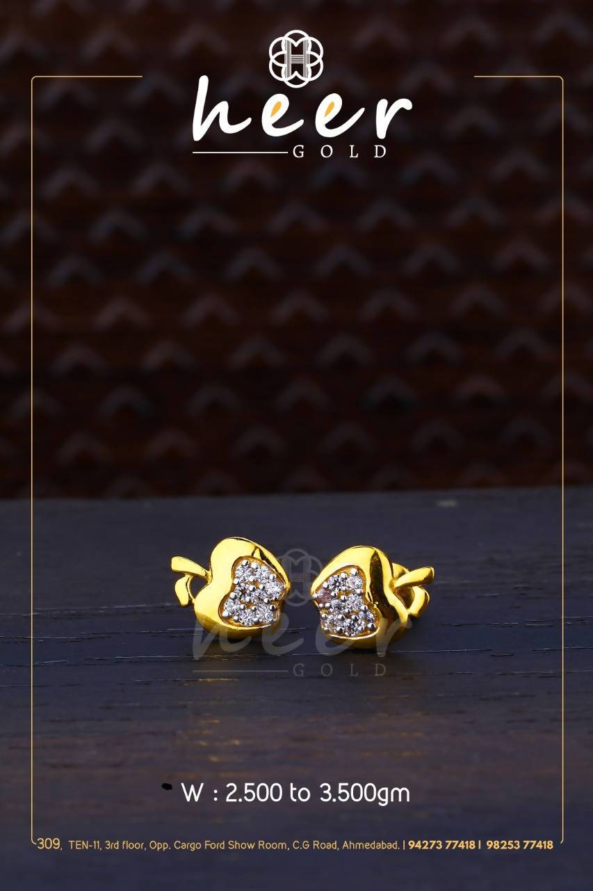 CZ Casting Earrings Sarafa Bazar