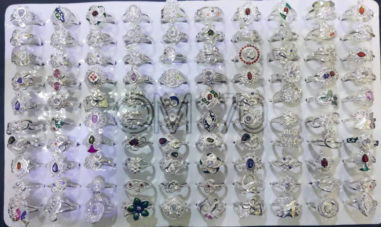 Silver Micro Rings Sarafa Bazar