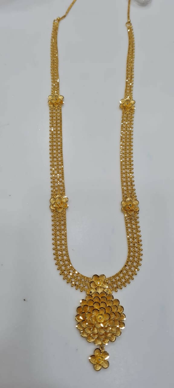 Gold Long Set Sarafa Bazar India