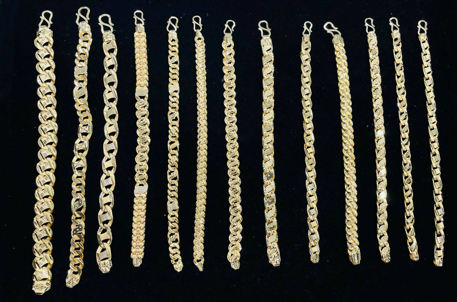 Gold Gents Bracelet Sarafa Bazar India