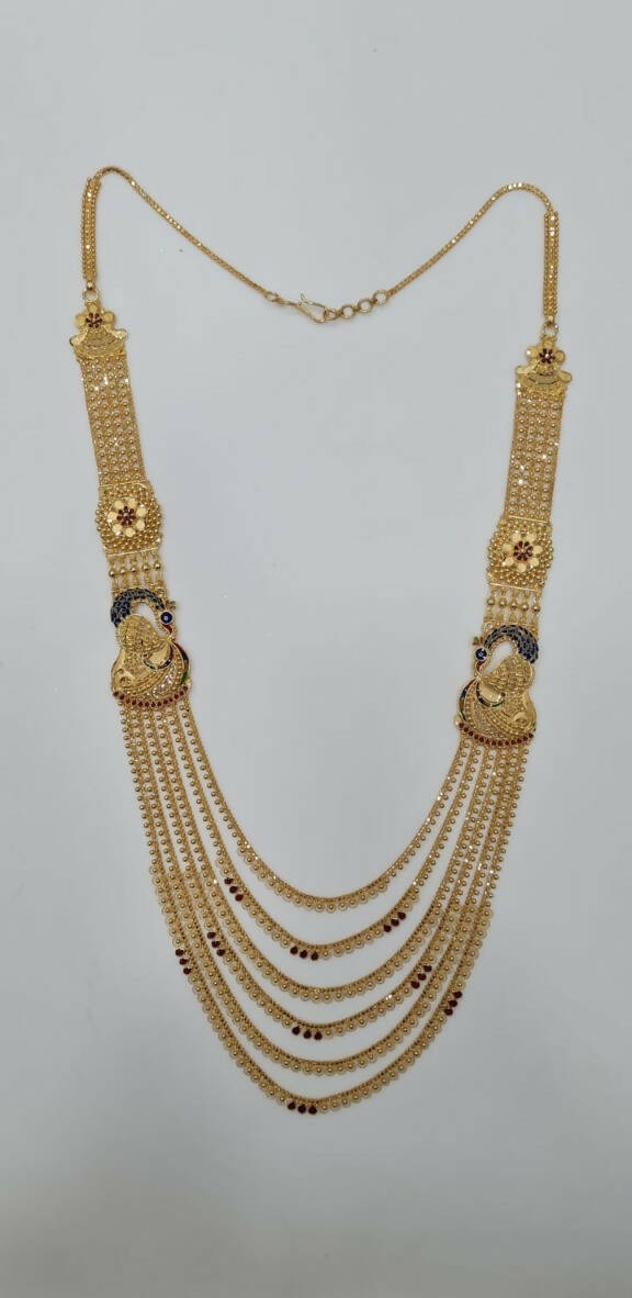 Gold Long Set Sarafa Bazar India