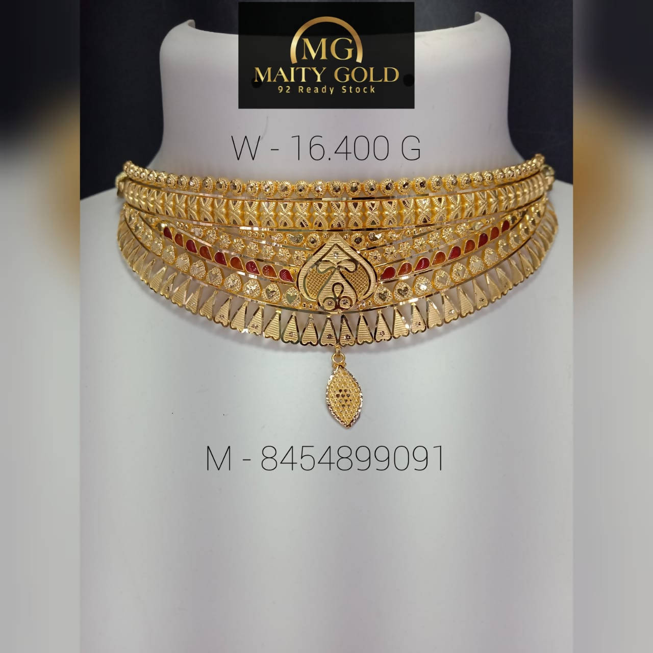 Gold Choker Sarafa Bazar India