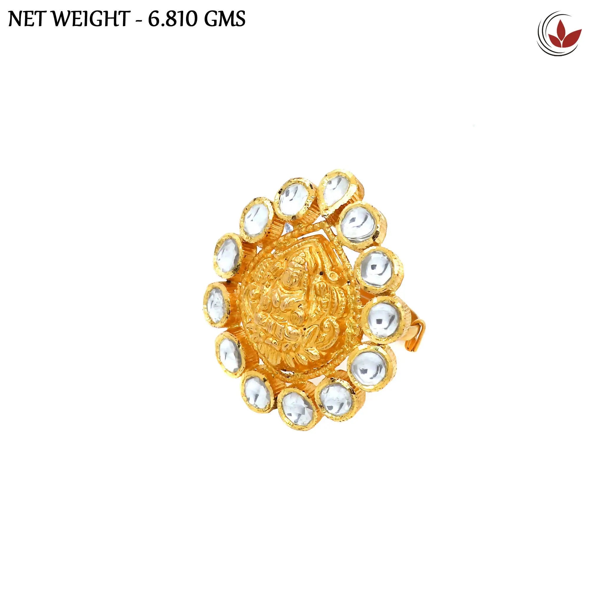 Kundan Ladies Ring Sarafa Bazar India